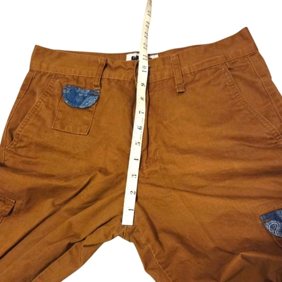 WON Woolf Originals New York Cargo Pants Men's 31 Streetwear Canvas Khaki Tan - Picture 4 of 8